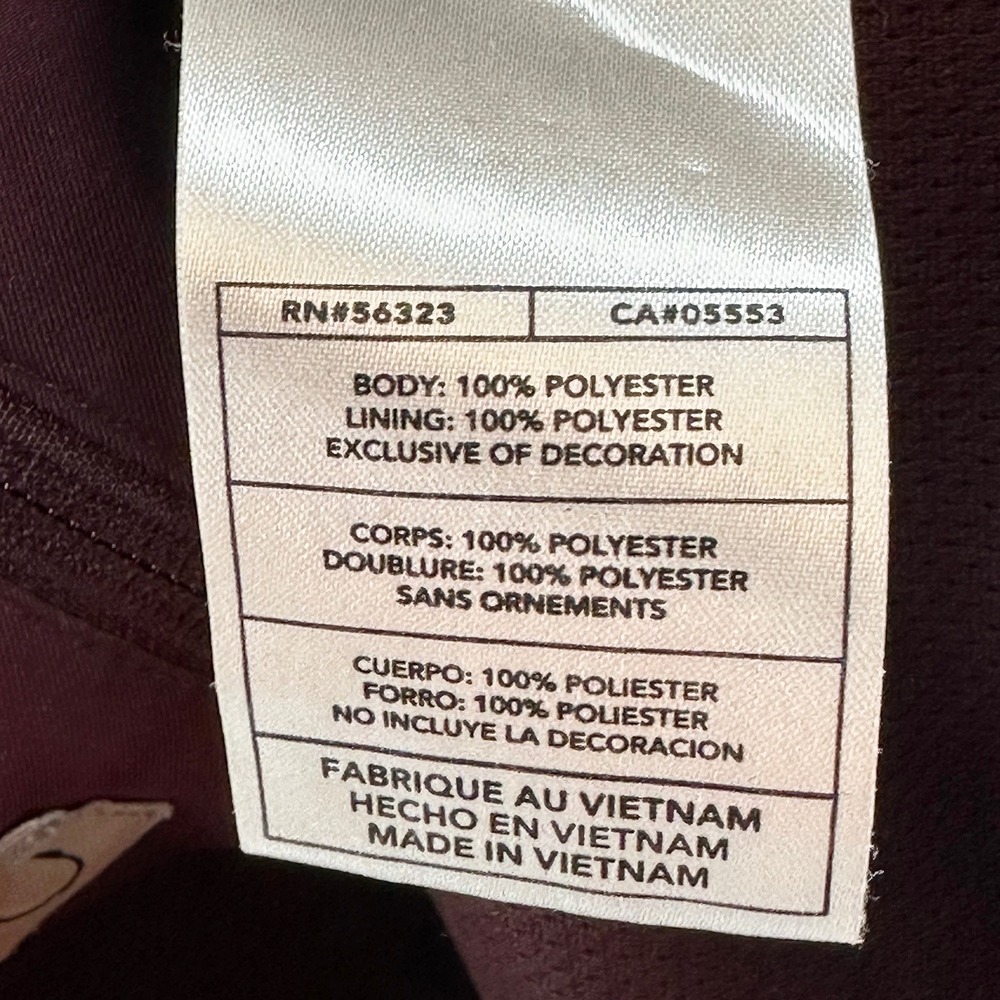 NIKE FitDry Women's Retro Style Arm Stripes Track Jacket • XS • maroon, pink - Picture 7 of 9